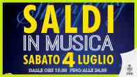 Saldi in musica: apertura serale dei negozi con musica