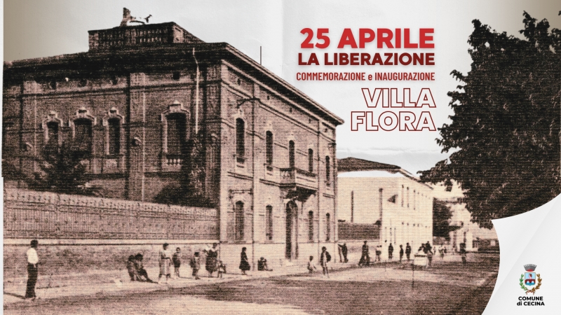 25 Aprile: commemorazione e inaugurazione Villa Flora