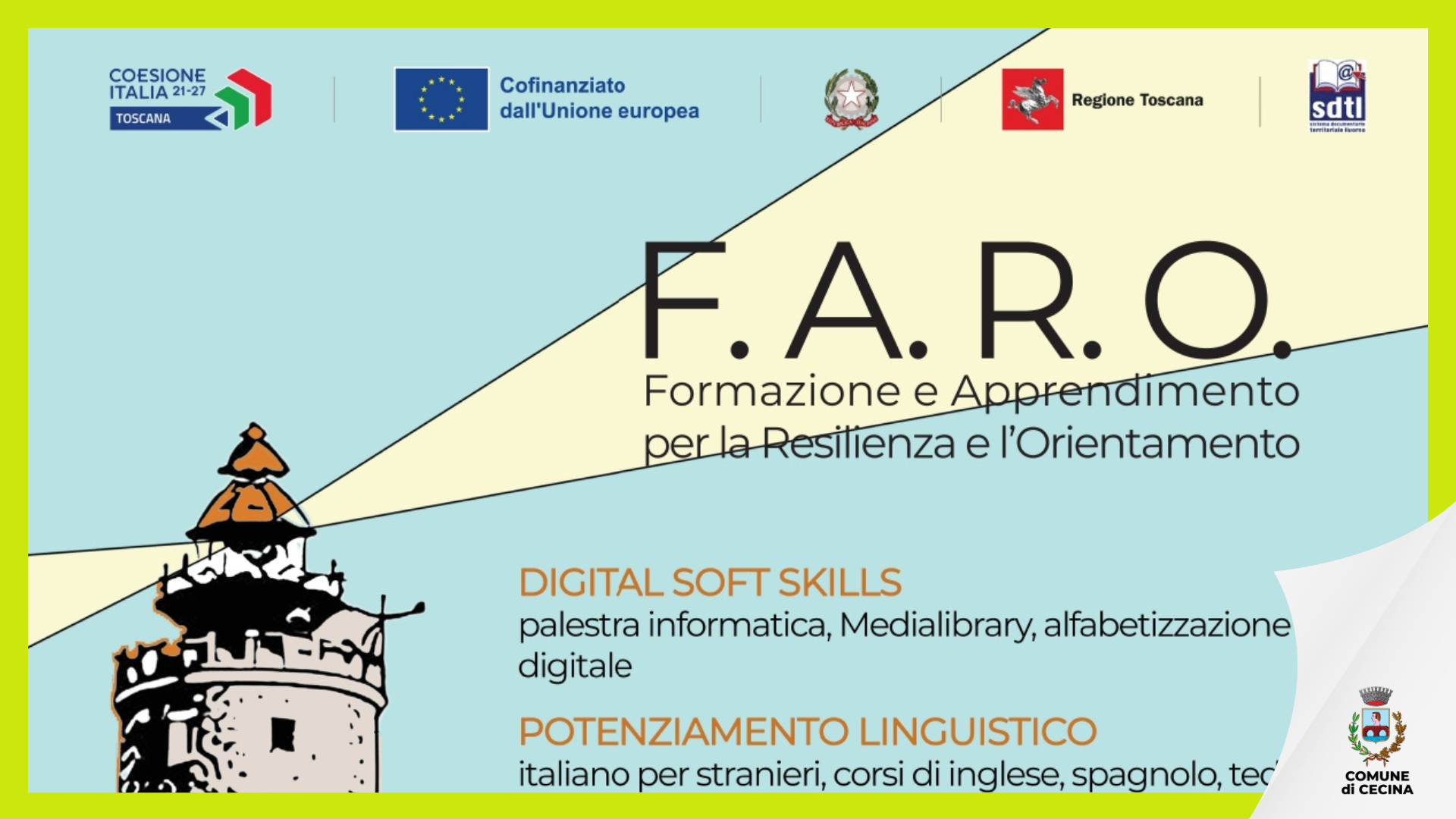 Corsigratuiti progetto F.A.R.O. alla Biblioteca Comunale di Cecina
