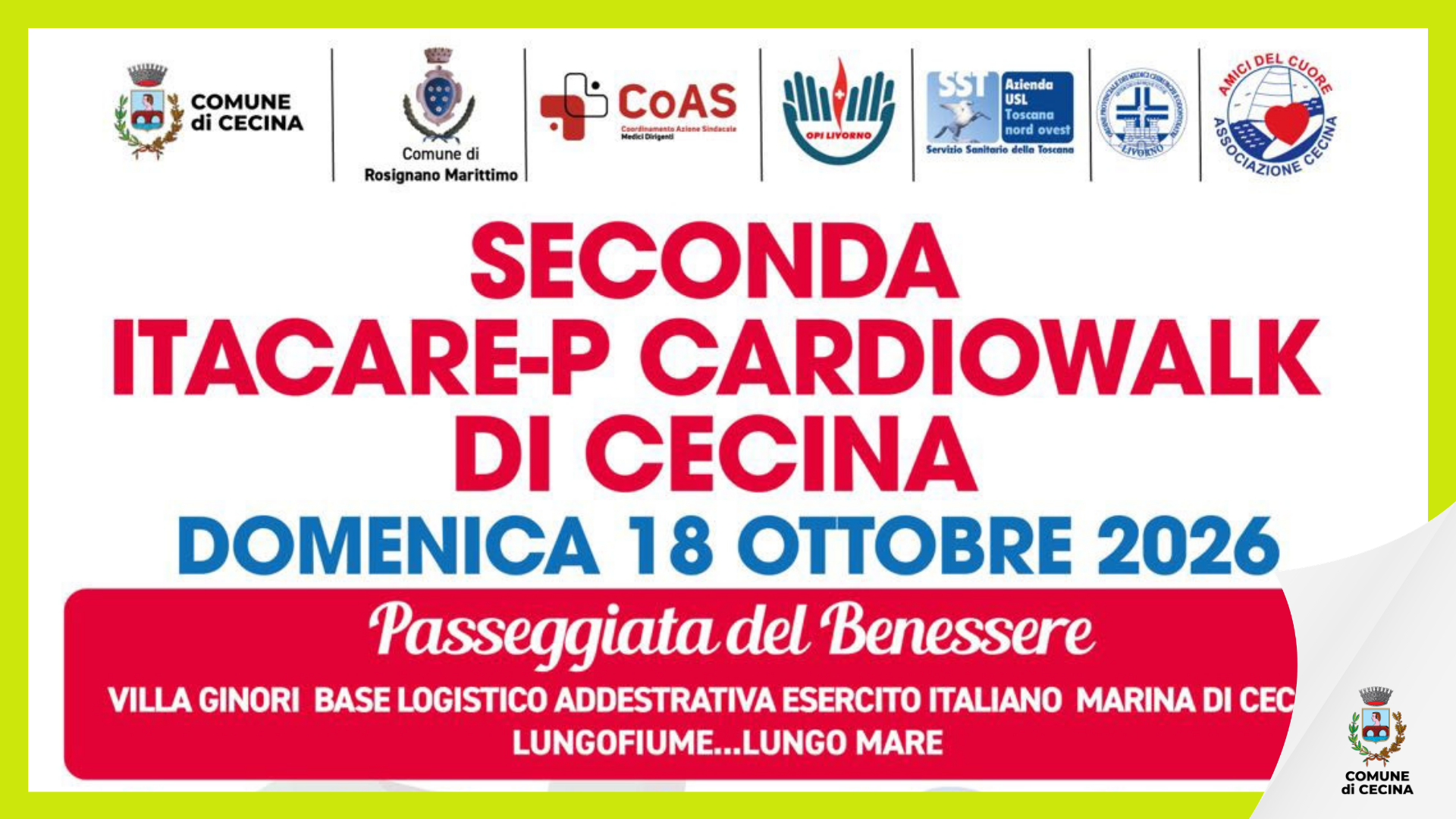 CARDIOWALK Passeggiata del Benessere